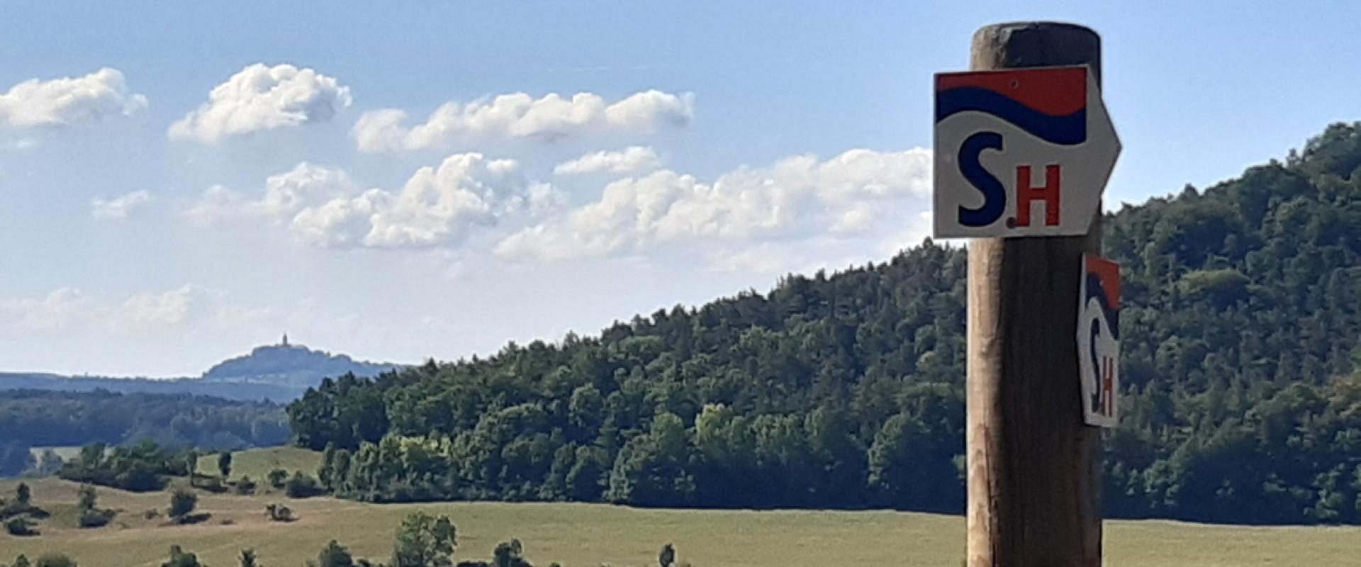Wanderweg Saalehorizontale