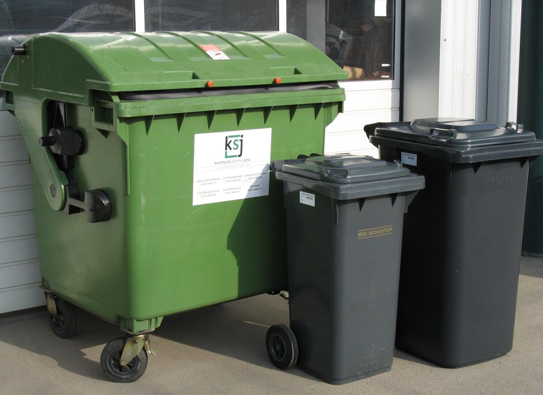 Residual waste containers