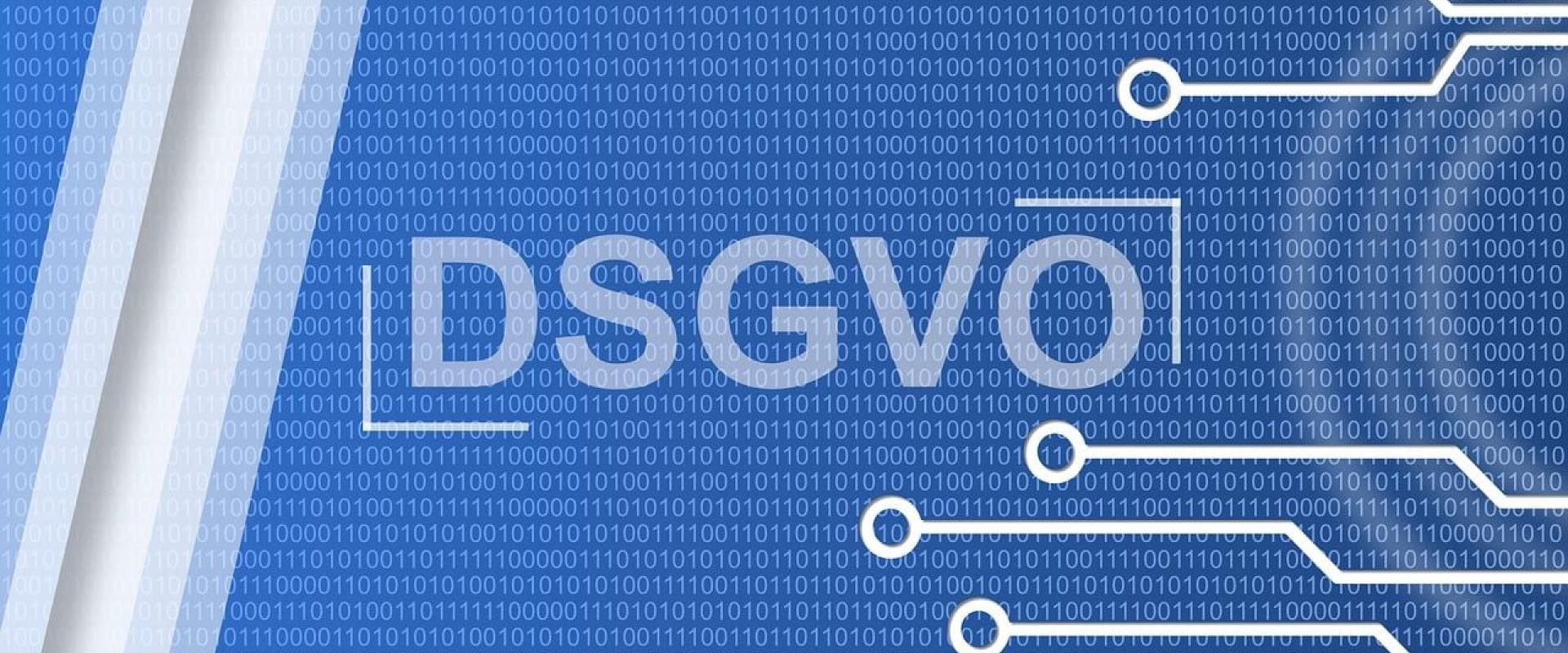 Bild mit Logo DSGVO